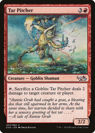 Tar Pitcher from EVG #53, Magic: The Gathering card