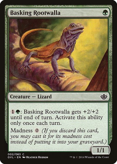 Basking Rootwalla from GVL #2, Magic: The Gathering card