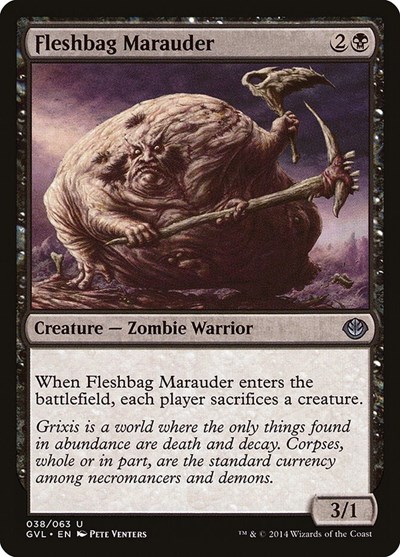 Fleshbag Marauder from GVL #38, Magic: The Gathering card