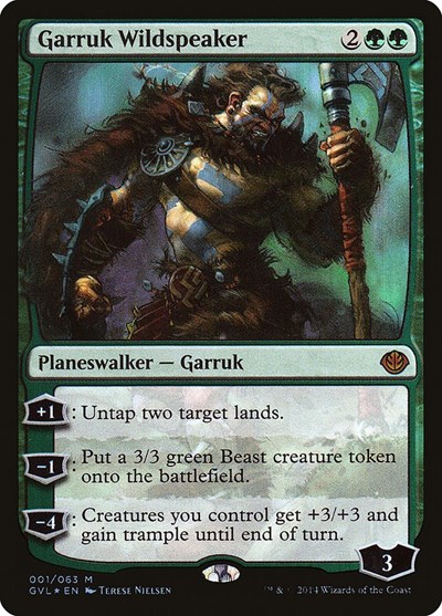 Garruk Wildspeaker from GVL #1, Magic: The Gathering card