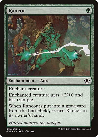 Rancor from DD3 #15, Magic: The Gathering card
