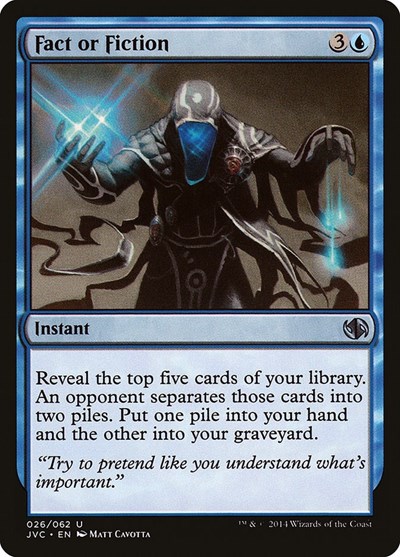 Fact or Fiction from DD3 #26, Magic: The Gathering card