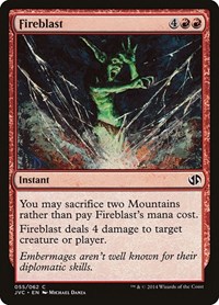 Fireblast - Duel Decks: Anthology - Magic: The Gathering card