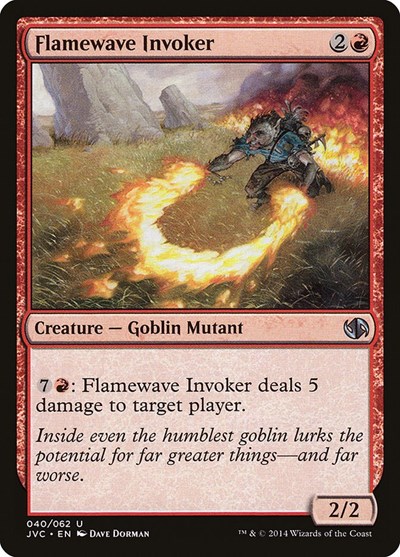 Flamewave Invoker (from JVC) from DD3 #40, Magic: The Gathering card
