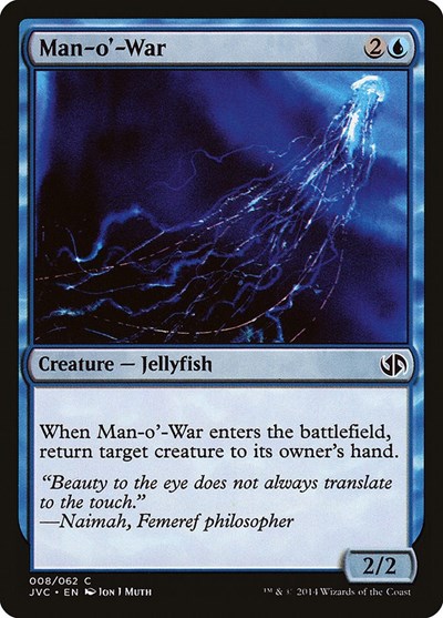 Man-o'-War from JVC #8, Magic: The Gathering card