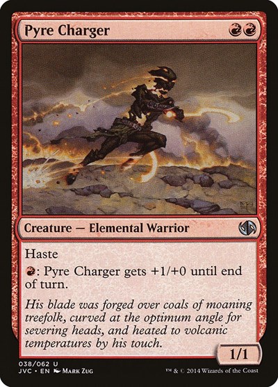 Pyre Charger from JVC #38, Magic: The Gathering card