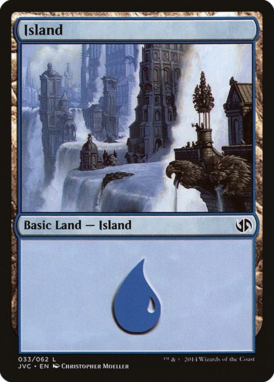 Island (Jace vs. Chandra) from DD3 #33, Magic: The Gathering card