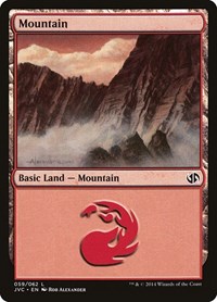 Mountain (059) (JVC) - Duel Decks: Anthology - Magic: The Gathering card