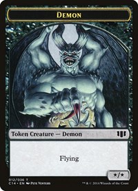 Demon (012) // Zombie (016) Double-Sided Token - Commander 2014 - Magic: The Gathering card