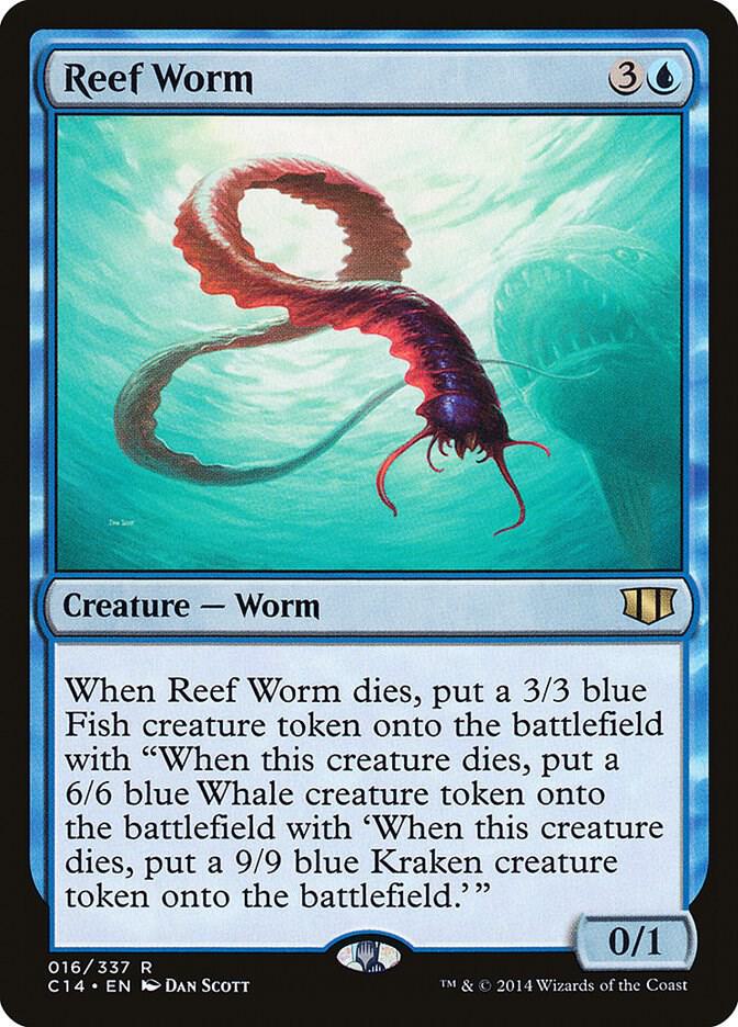 Reef Worm 16 card