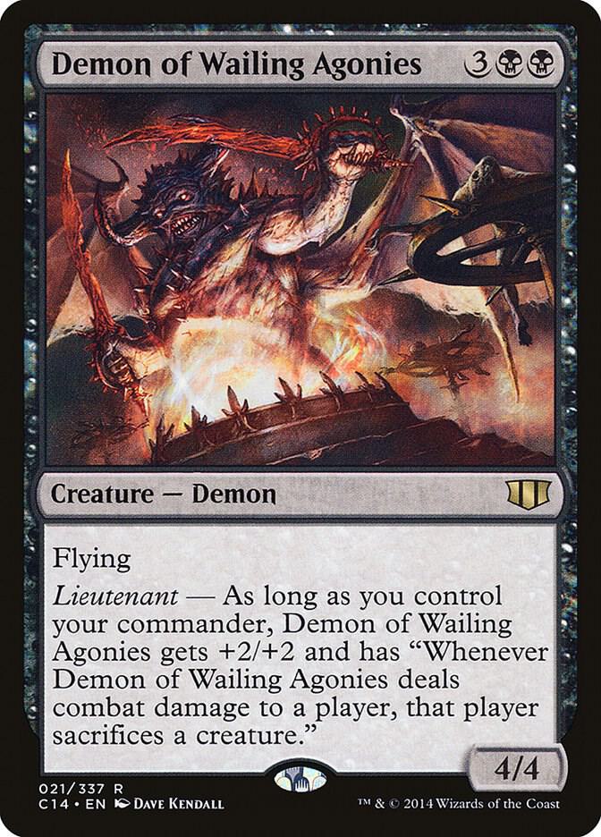 【コーウィン様用】DESTYNATION / Rising Up Demon of Wailing Agonies - Commander 2014 - Magic: The Gathering