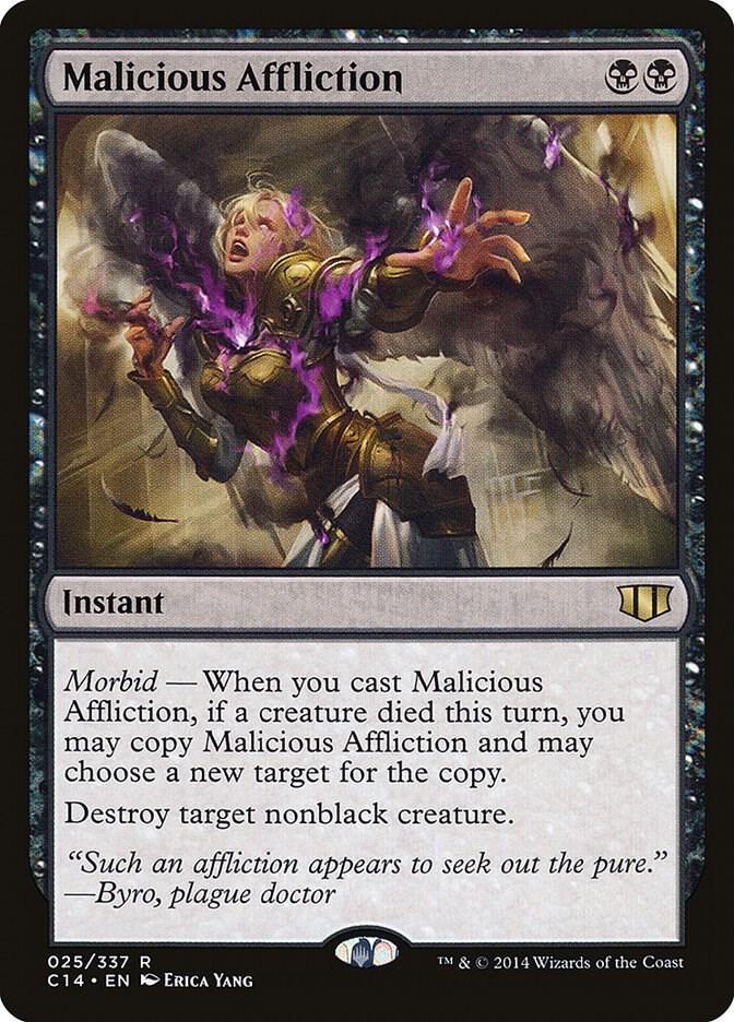 Malicious Affliction - Commander 2014 - Magic: The Gathering