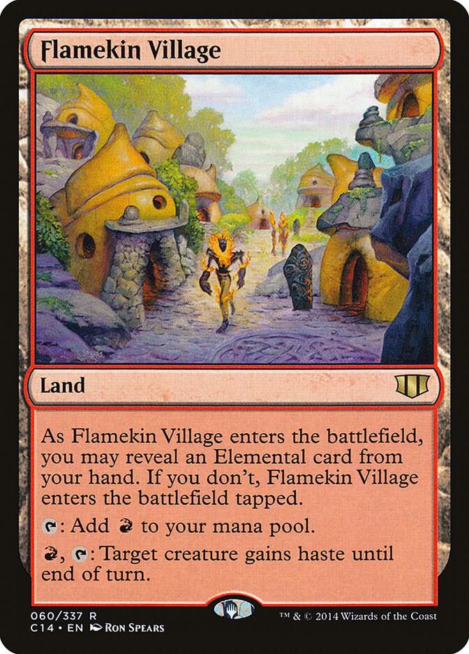 Flamekin Village 60 card