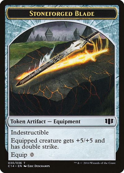 Stoneforged Blade // Germ Double-Sided Token