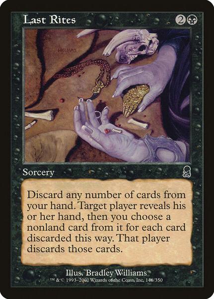 Last Rituals Card Last Rites - Odyssey - Magic: The Gathering - TCGplayer.com