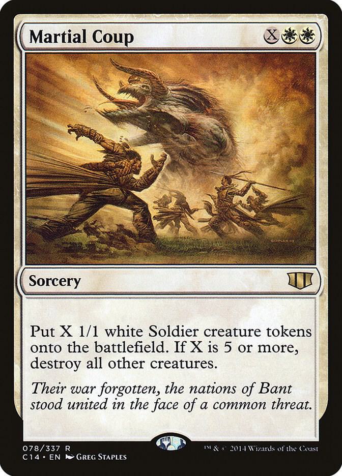 Martial Coup 78 card