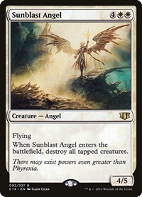 Sunblast Angel - Commander 2014 - Magic: The Gathering card