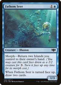 Fathom Seer - Commander 2014 - Magic: The Gathering card