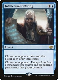 Intellectual Offering - Commander 2014 - Magic: The Gathering card