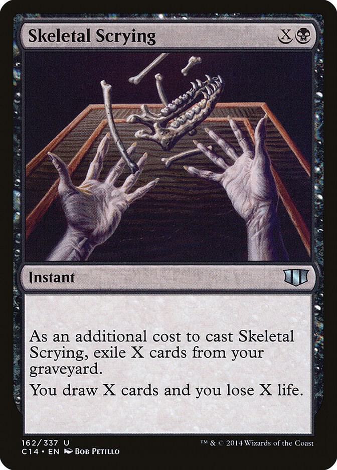 Skeletal Scrying 162 card