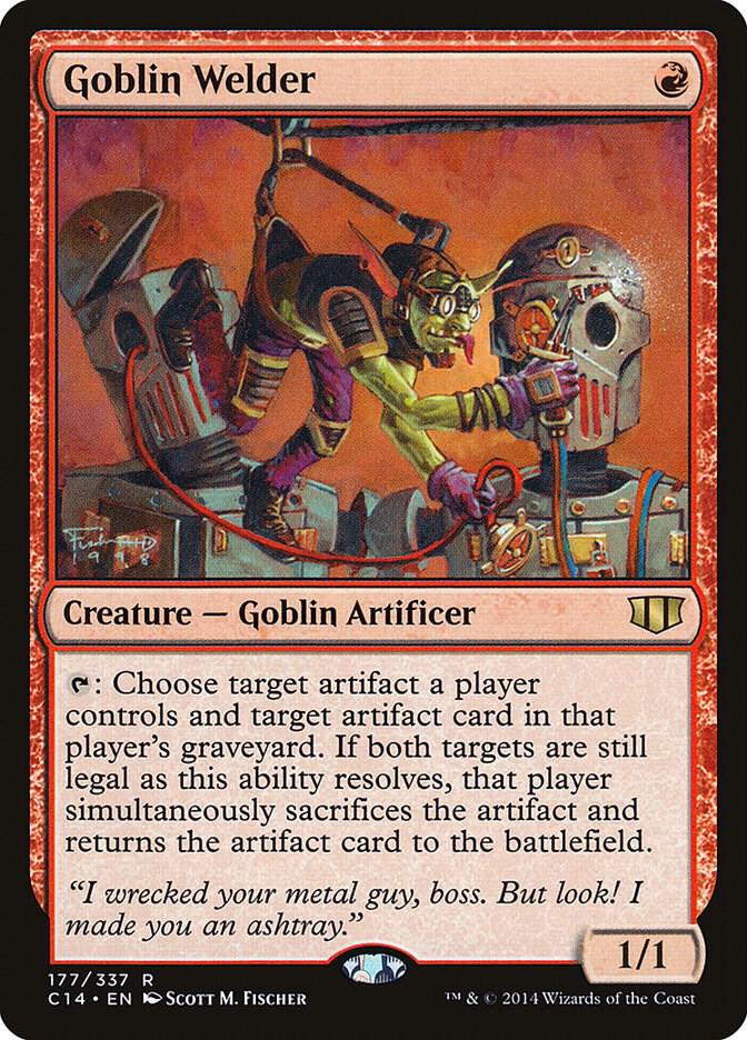 MTG ゴブリンの溶接工 Goblin Welder 英語版　4枚セット Goblin Welder - Commander 2014 - Magic: The Gathering - TCGplayer.com