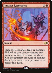 Impact Resonance - Commander 2014 - Magic: The Gathering card