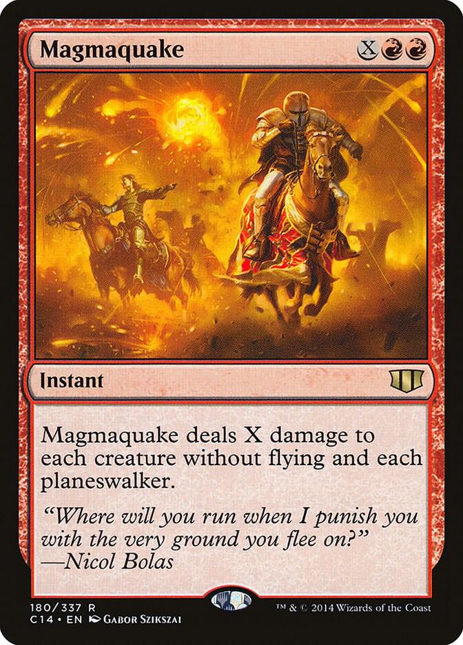 Magmaquake 180 card