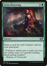 Grim Flowering - Commander 2014 - Magic: The Gathering card