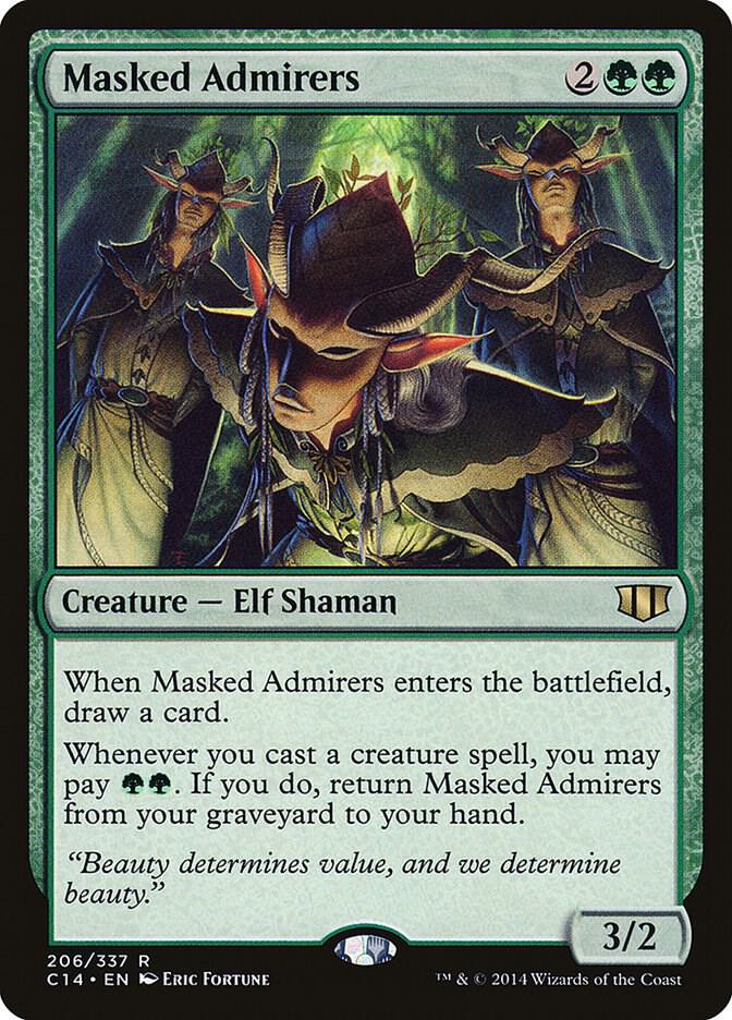 Masked Admirers 206 card