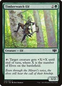 Timberwatch Elf - Commander 2014 - Magic: The Gathering card