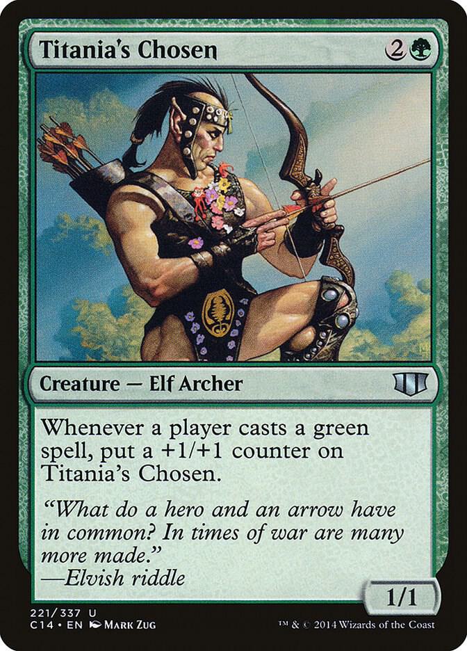 Titania's Chosen 221 card