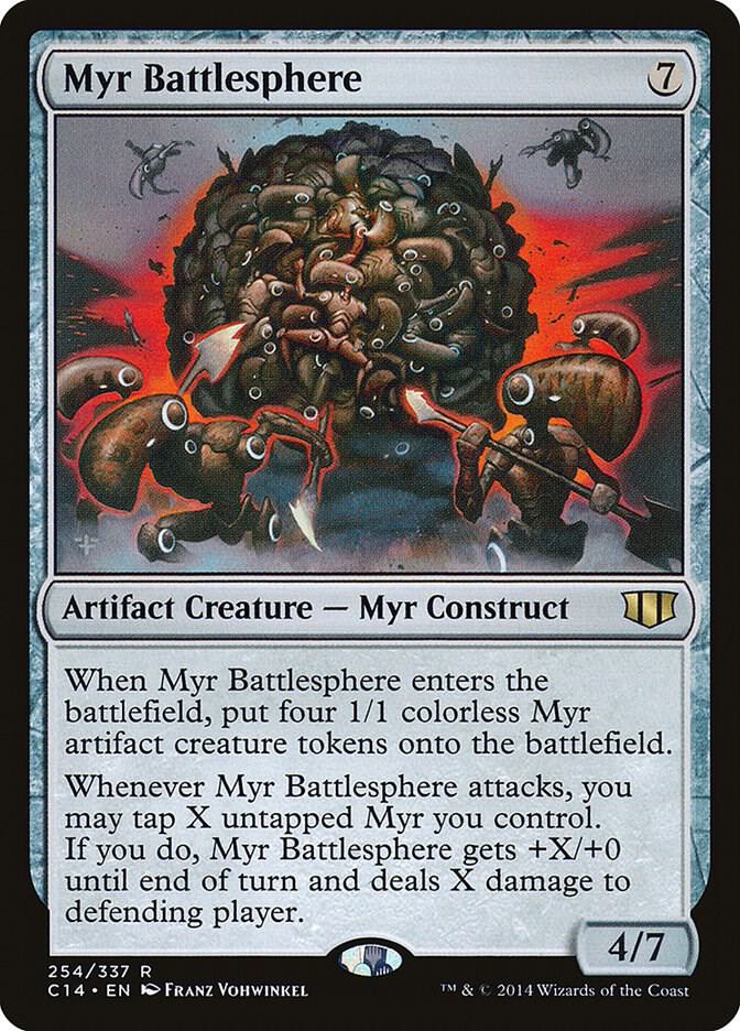 Myr Battlesphere 254 card