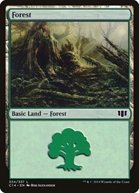 Forest (334) - Commander 2014 - Magic: The Gathering card