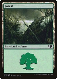 Forest (335) - Commander 2014 - Magic: The Gathering card