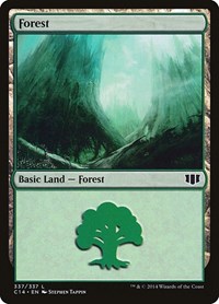 Forest (337) - Commander 2014 - Magic: The Gathering card