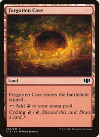 Forgotten Cave - Commander 2014 - Magic: The Gathering card
