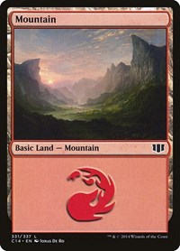 Mountain (331) - Commander 2014 - Magic: The Gathering card