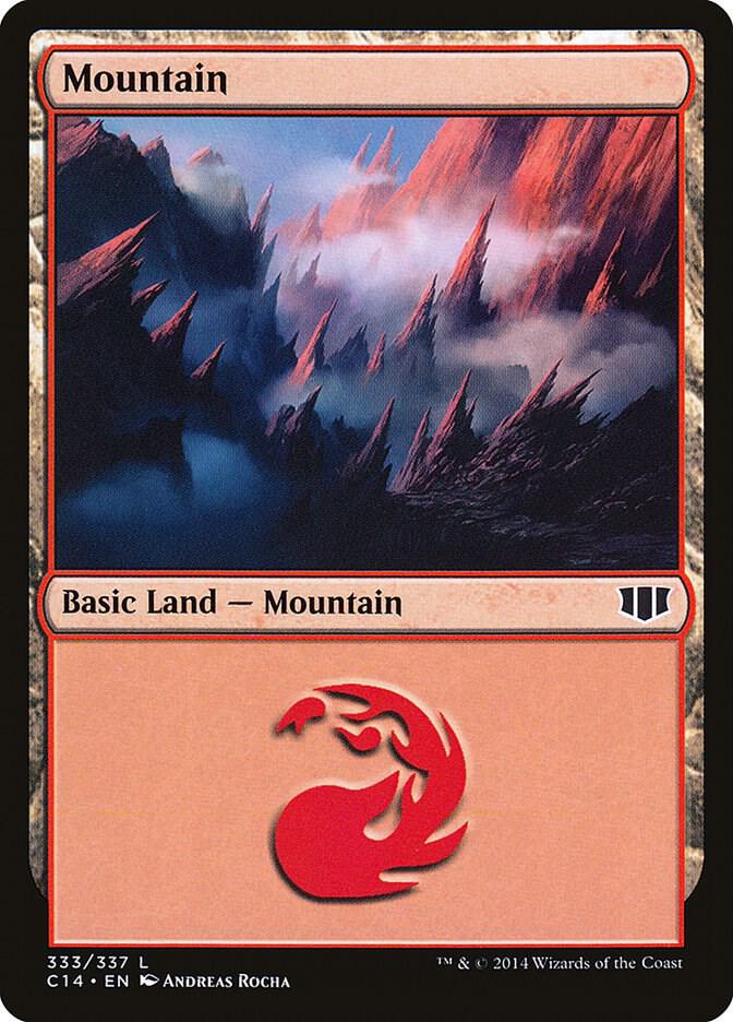 Mountain (333) 333 card