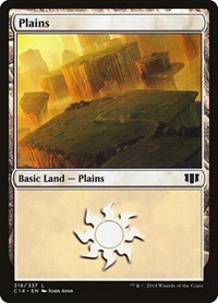 Plains (318) - Commander 2014 - Magic: The Gathering card