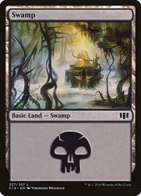 Swamp (327) - Commander 2014 - Magic: The Gathering card
