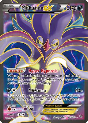 Malamar EX (115 Full Art) - XY - Phantom Forces - Pokemon