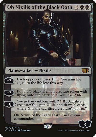 Ob Nixilis of the Black Oath Commander 2014