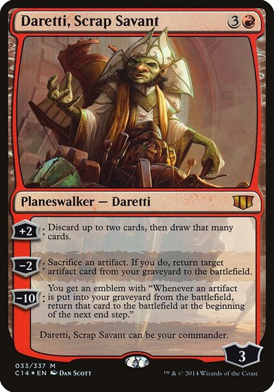 Daretti Scrap Savant Commander 2014