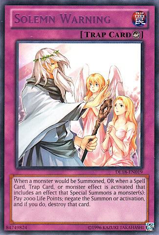 Solemn Warning