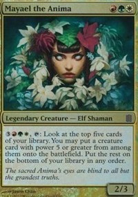 Mayael the Anima (Commander's Arsenal) - Oversize Cards - Magic: The Gathering card