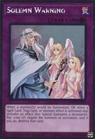Solemn Warning - Noble Knights of the Round Table Box Set - YuGiOh