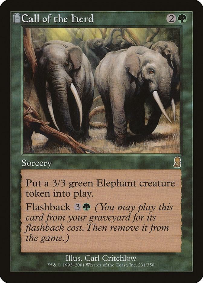 Call of the Herd - Odyssey - Magic: The Gathering - TCGplayer.com