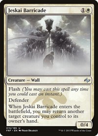 Jeskai Barricade - Fate Reforged - Magic: The Gathering card