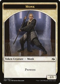 Monk Token - Fate Reforged - Magic: The Gathering card