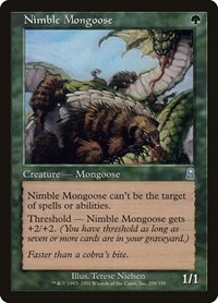Nimble Mongoose - Odyssey - Magic: The Gathering card